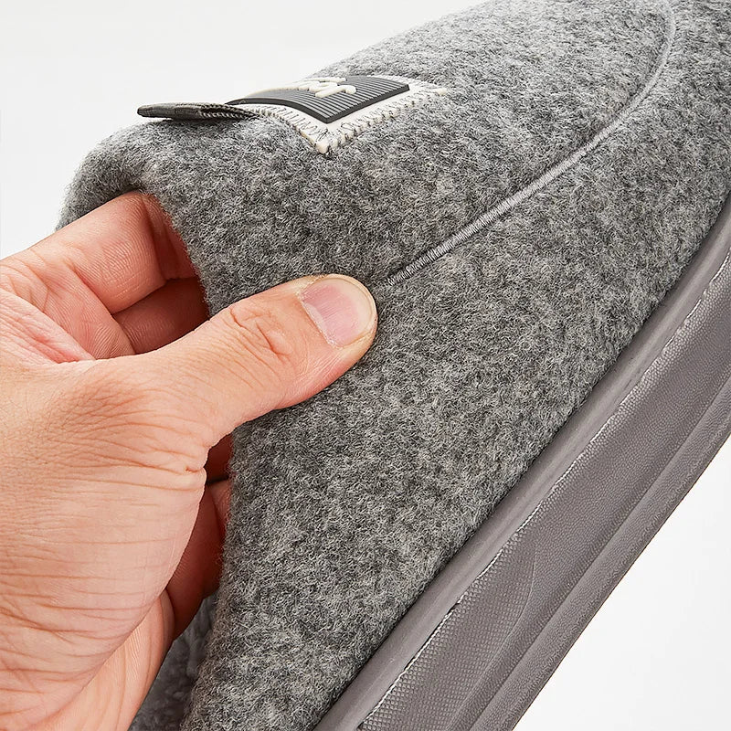 Zapatillas Plus Size para Hombre - Pantuflas Invierno con Memory Foam | Feetiva SL-2331