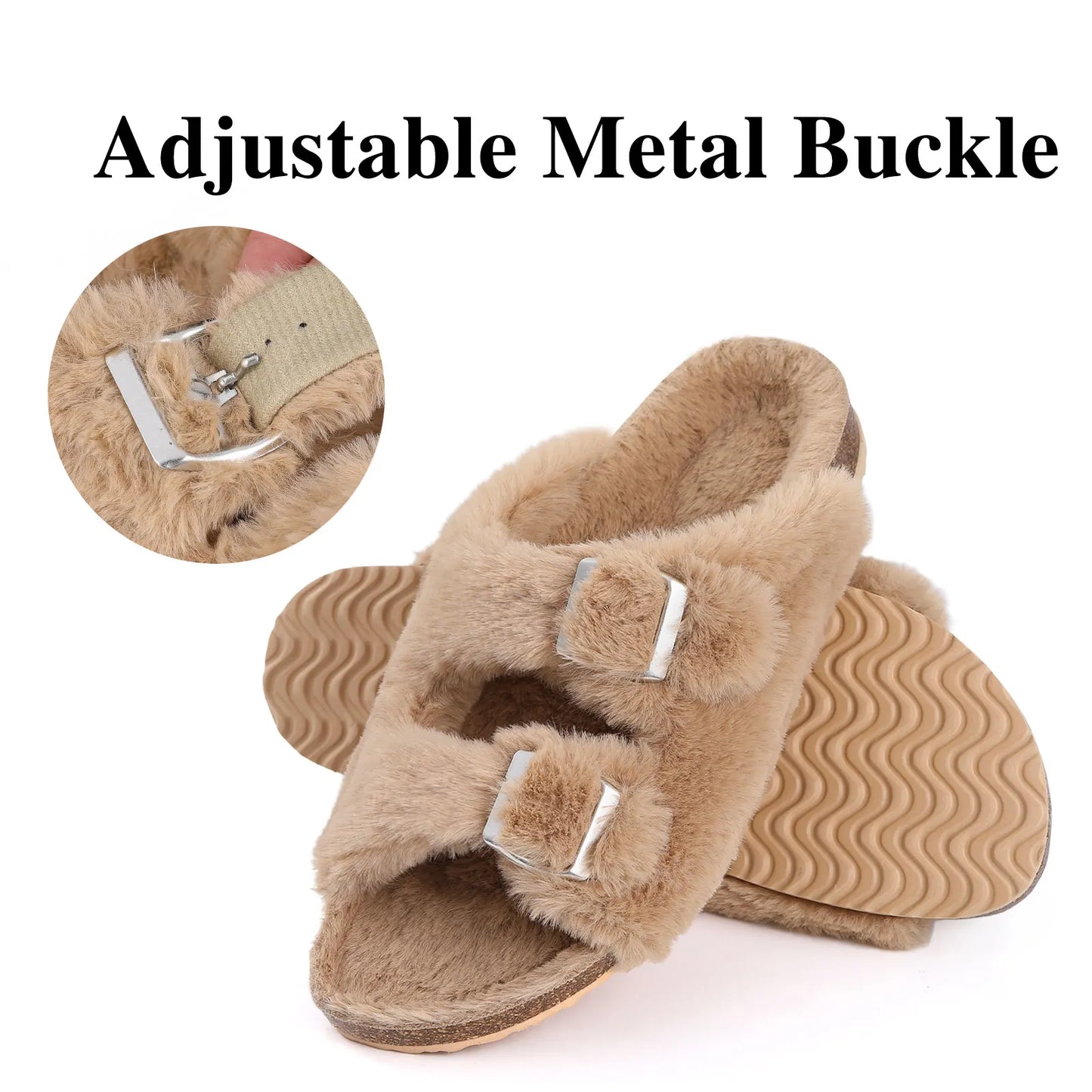 Zapatillas de Casa con Piel Sintética - Plantilla de Corcho Natural | Kidmi Feetiva