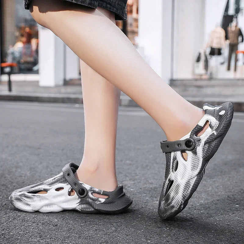Chanclas Unisex Camuflaje - Sandalias EVA Ultra Ligeras para Playa y Casa | Feetiva