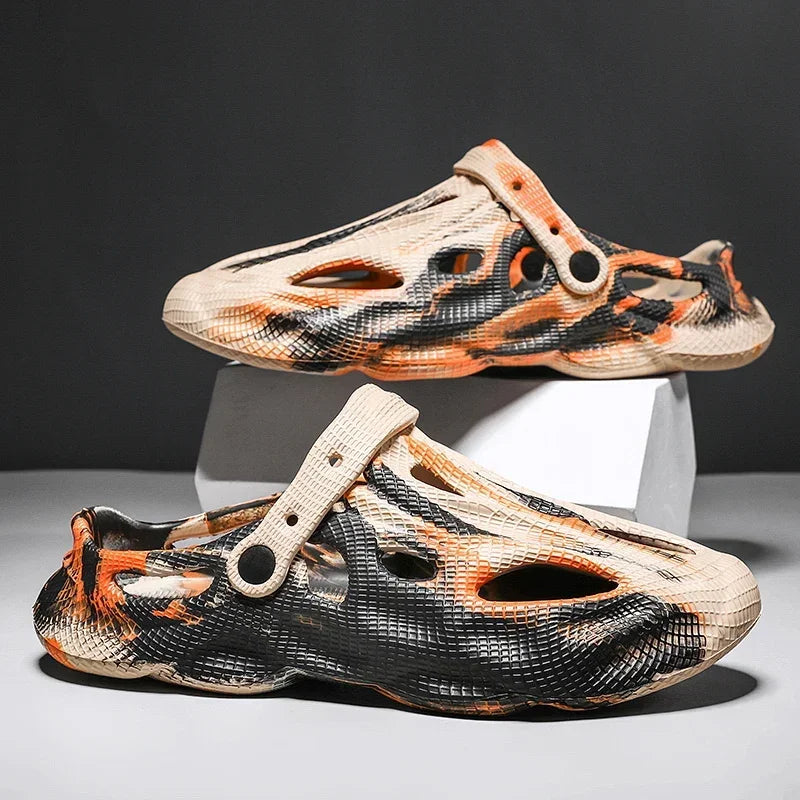 Chanclas Unisex Camuflaje - Sandalias EVA Ultra Ligeras para Playa y Casa | Feetiva