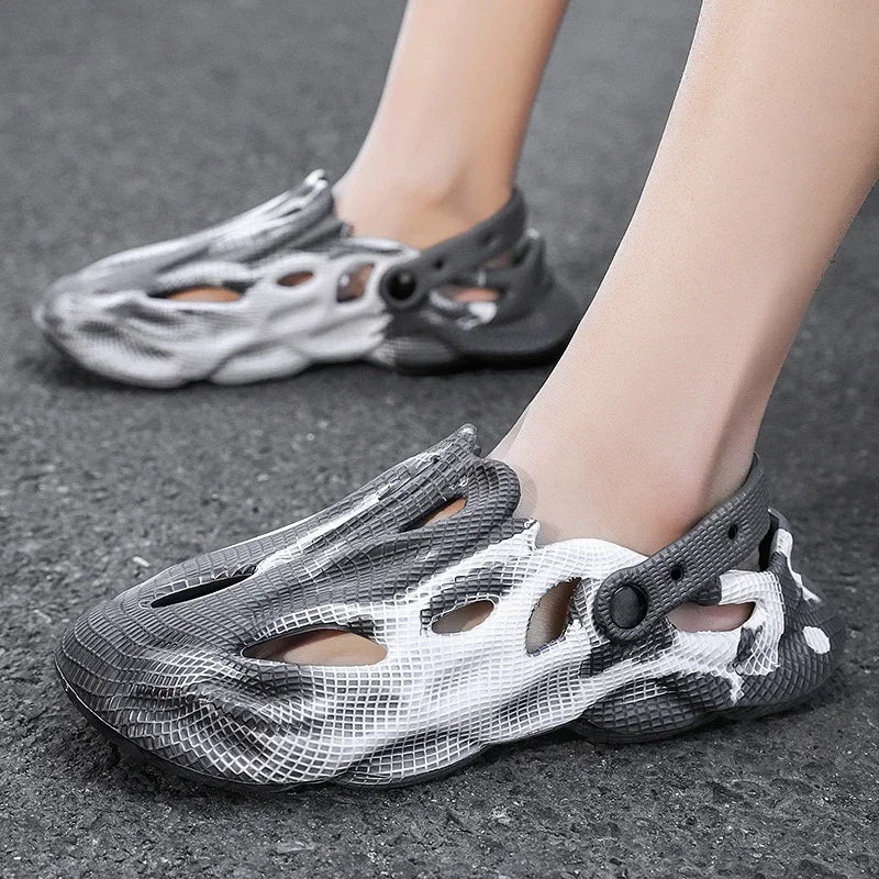 Chanclas Unisex Camuflaje - Sandalias EVA Ultra Ligeras para Playa y Casa | Feetiva