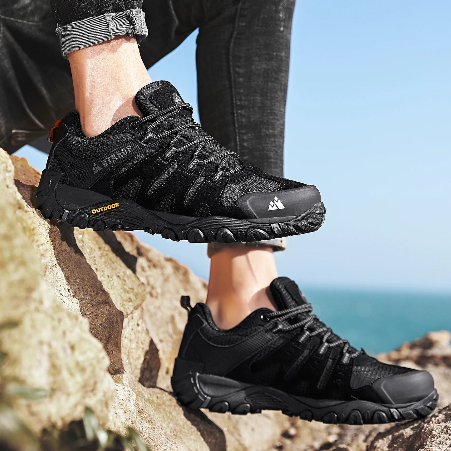 Botas de Senderismo Hombre - Impermeables y Antideslizantes | HIKEUP