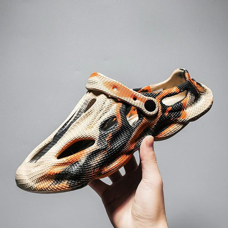 Chanclas Unisex Camuflaje - Sandalias EVA Ultra Ligeras para Playa y Casa | Feetiva
