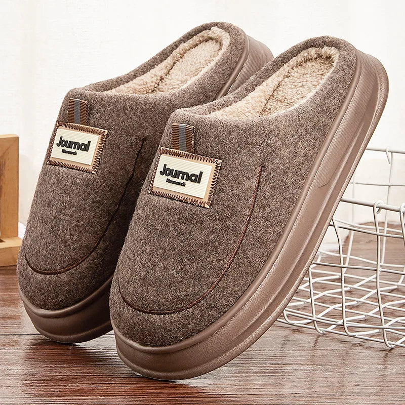 Zapatillas Plus Size para Hombre - Pantuflas Invierno con Memory Foam | Feetiva SL-2331