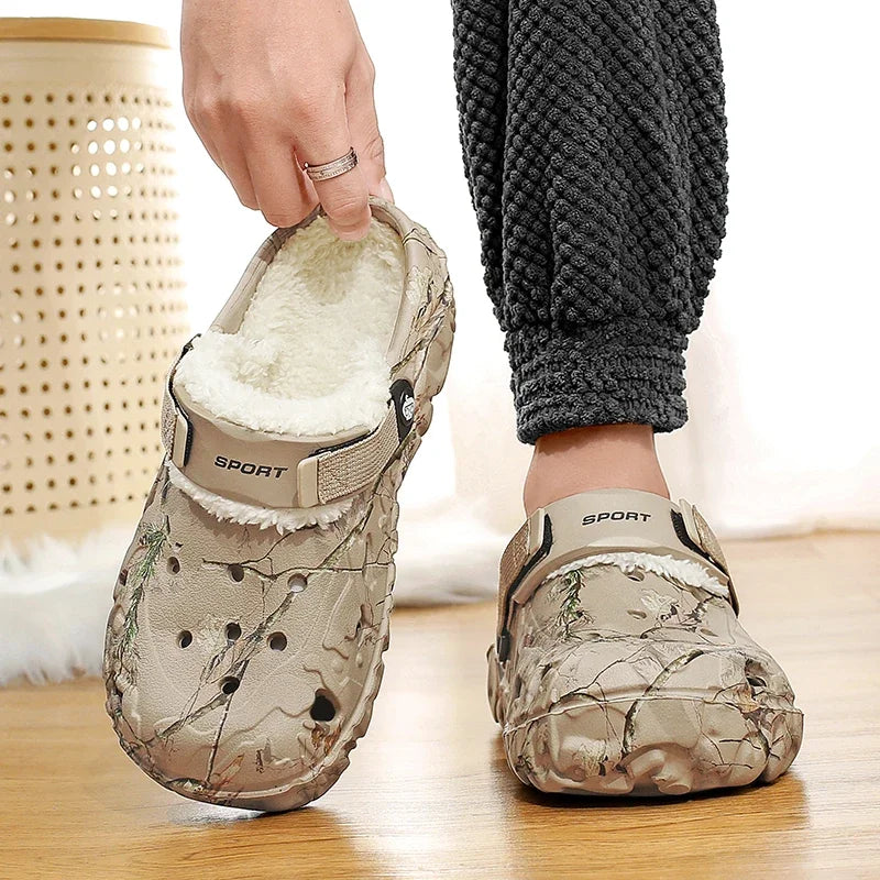 Zapatillas Clog con Forro de Pelo - Máximo Confort Invernal