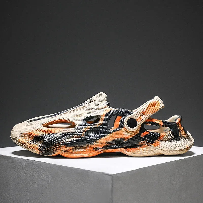 Chanclas Unisex Camuflaje - Sandalias EVA Ultra Ligeras para Playa y Casa | Feetiva