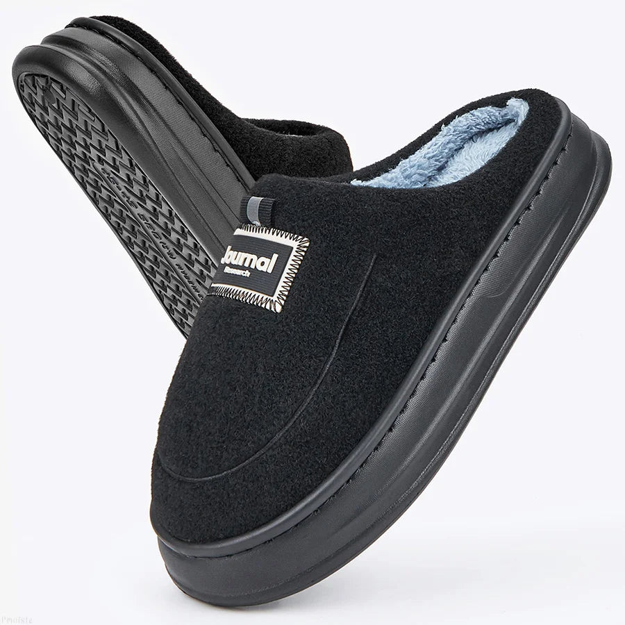Zapatillas Plus Size para Hombre - Pantuflas Invierno con Memory Foam | Feetiva SL-2331
