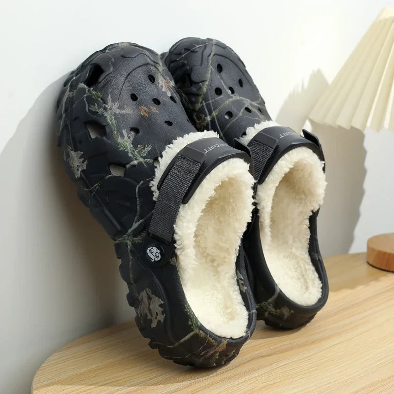Zapatillas Clog con Forro de Pelo - Máximo Confort Invernal