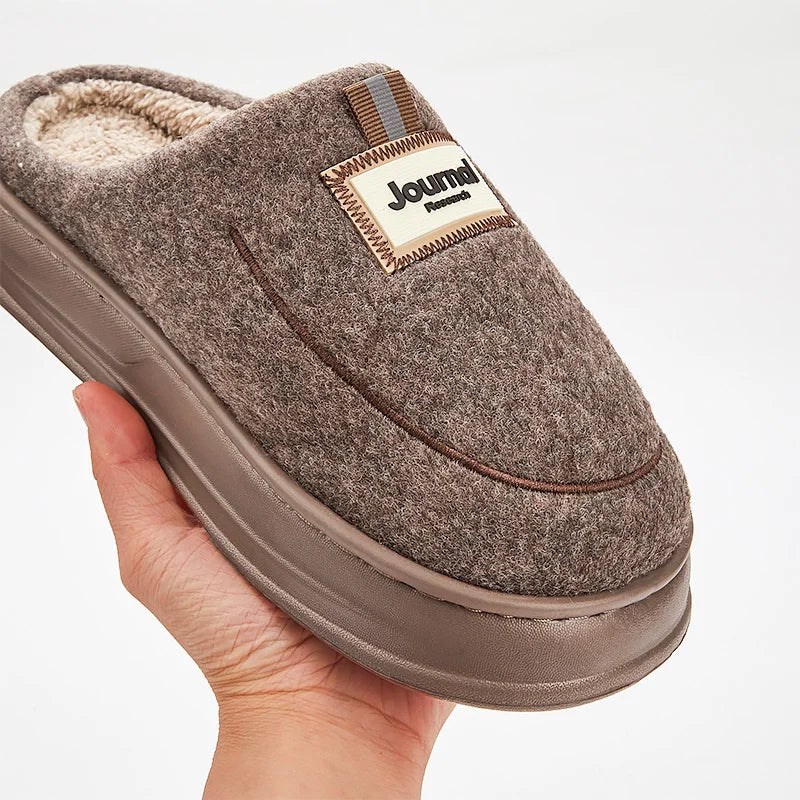 Zapatillas Plus Size para Hombre - Pantuflas Invierno con Memory Foam | Feetiva SL-2331
