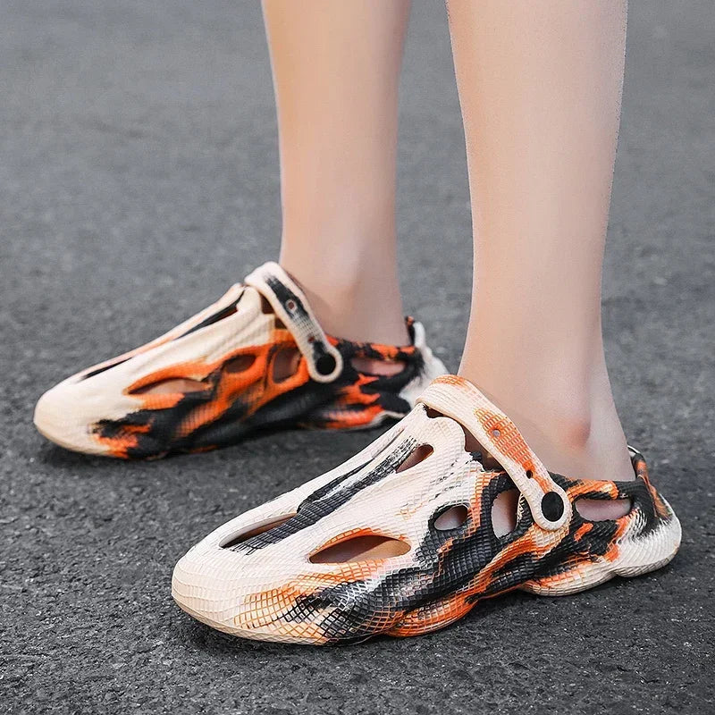 Chanclas Unisex Camuflaje - Sandalias EVA Ultra Ligeras para Playa y Casa | Feetiva