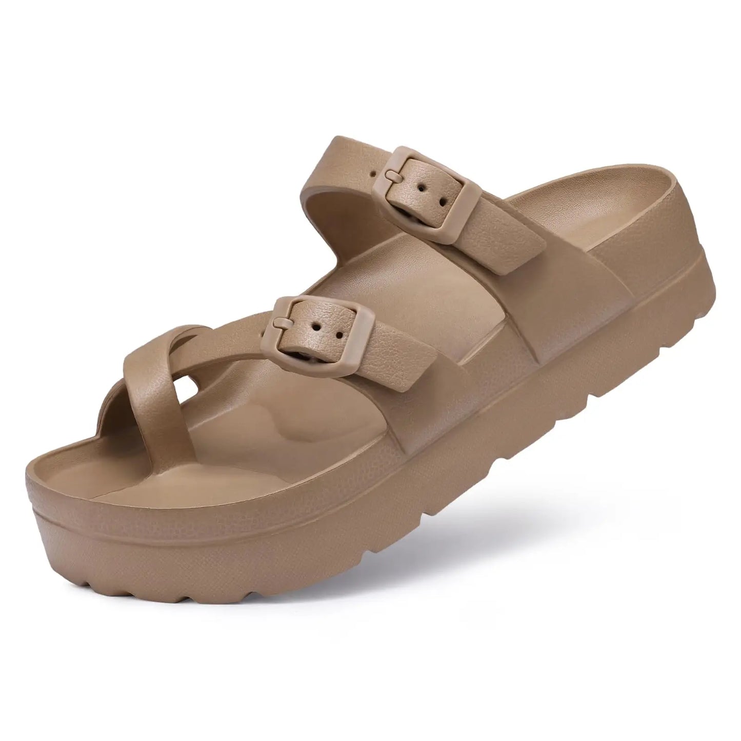 Sandalias Plataforma Mujer Verano 2025 - Suela Gruesa Cómoda Tipo Nube - Kidmi