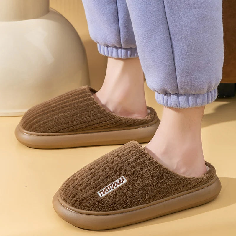Pantuflas Invierno para Pareja - Forro Polar y Suela Antideslizante | Feetiva