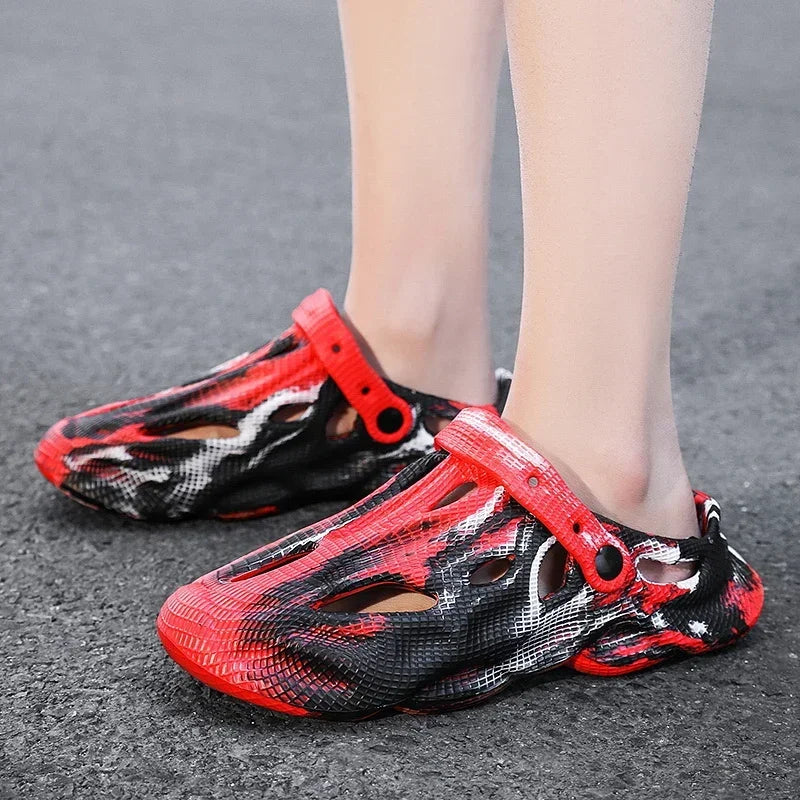 Chanclas Unisex Camuflaje - Sandalias EVA Ultra Ligeras para Playa y Casa | Feetiva