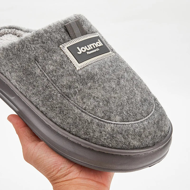 Zapatillas Plus Size para Hombre - Pantuflas Invierno con Memory Foam | Feetiva SL-2331