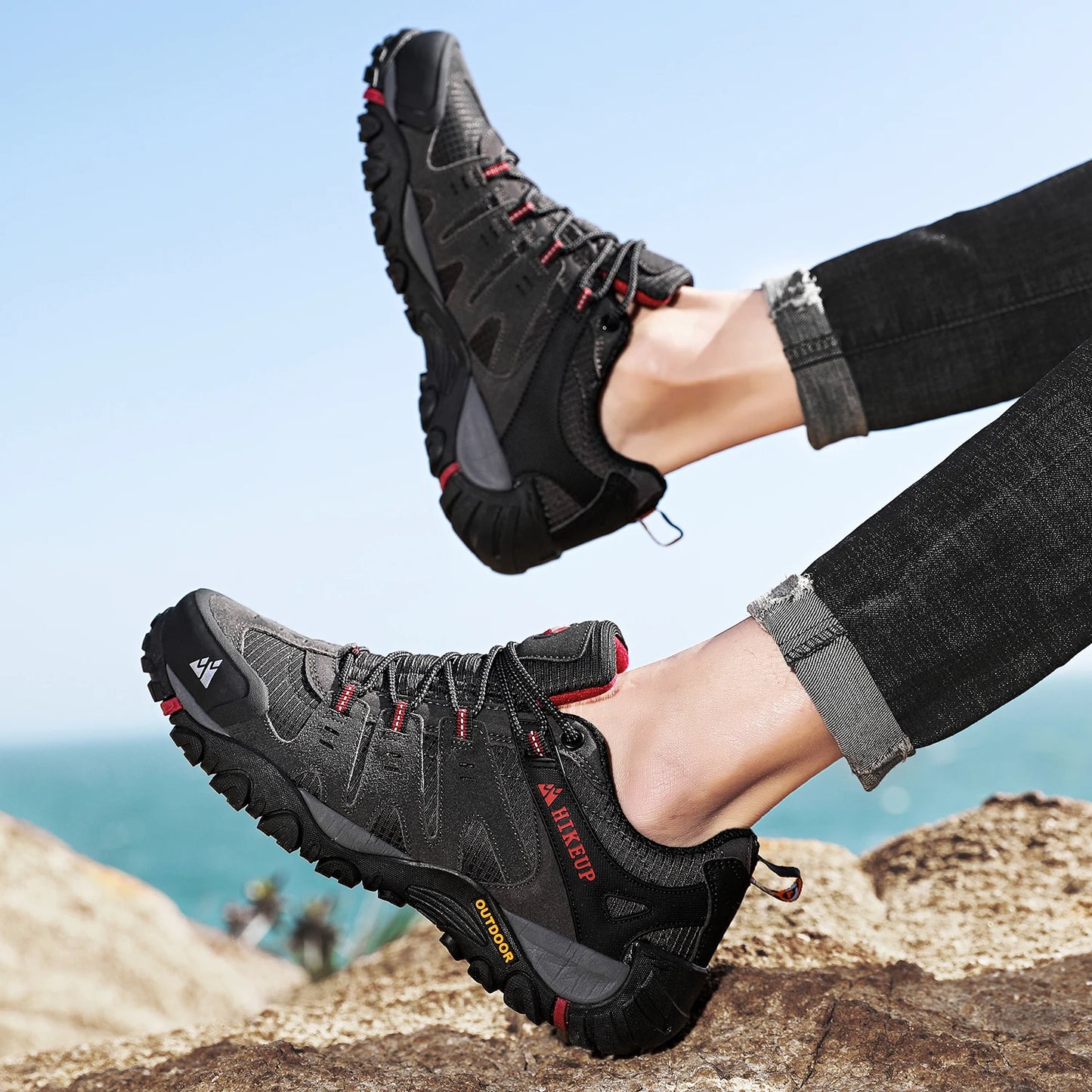 Botas de Senderismo Hombre - Impermeables y Antideslizantes | HIKEUP