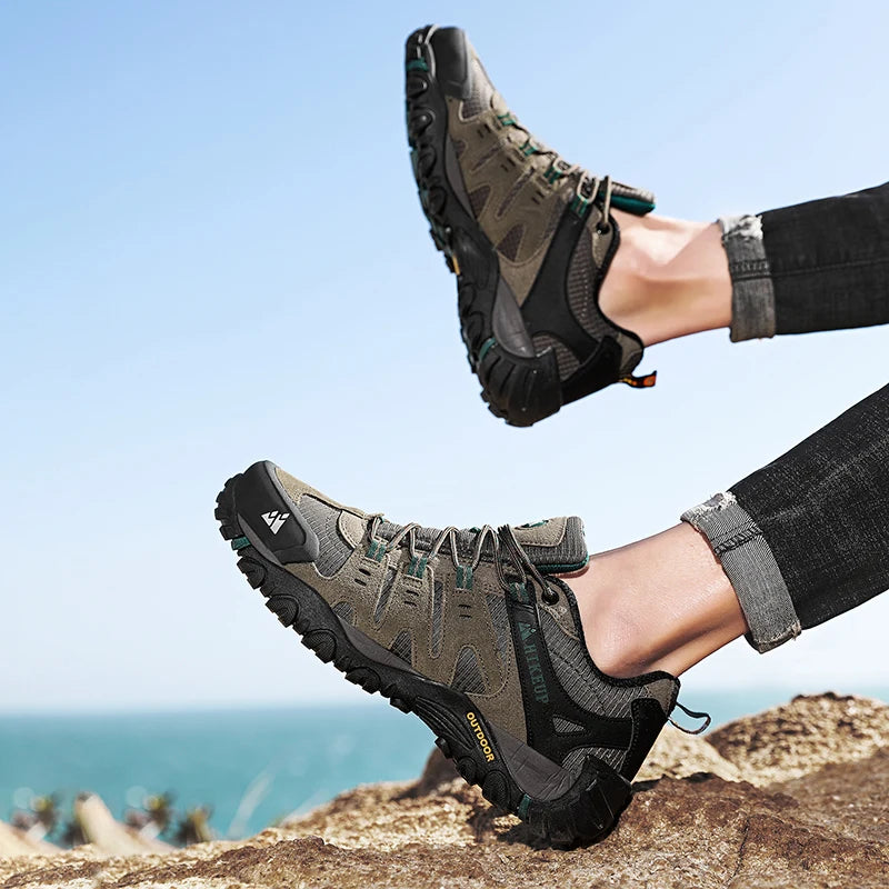 Botas de Senderismo Hombre - Impermeables y Antideslizantes | HIKEUP