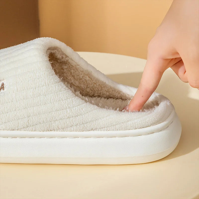 Pantuflas Invierno para Pareja - Forro Polar y Suela Antideslizante | Feetiva