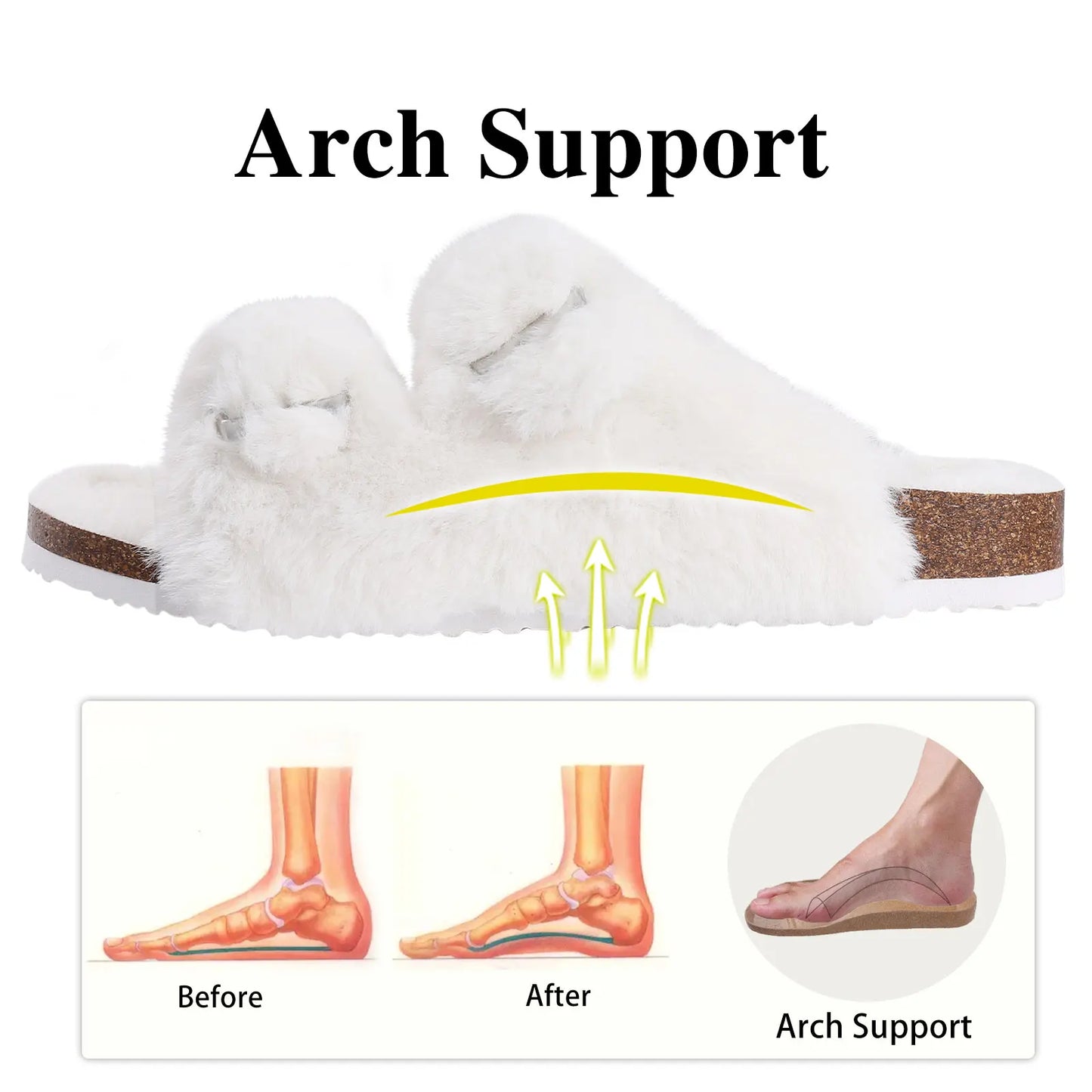 Zapatillas de Casa con Piel Sintética - Plantilla de Corcho Natural | Kidmi Feetiva