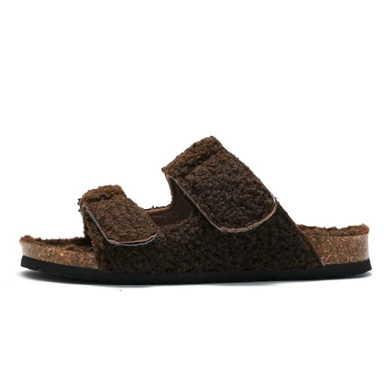 Zapatillas de Casa con Piel Sintética - Plantilla de Corcho Natural | Kidmi Feetiva
