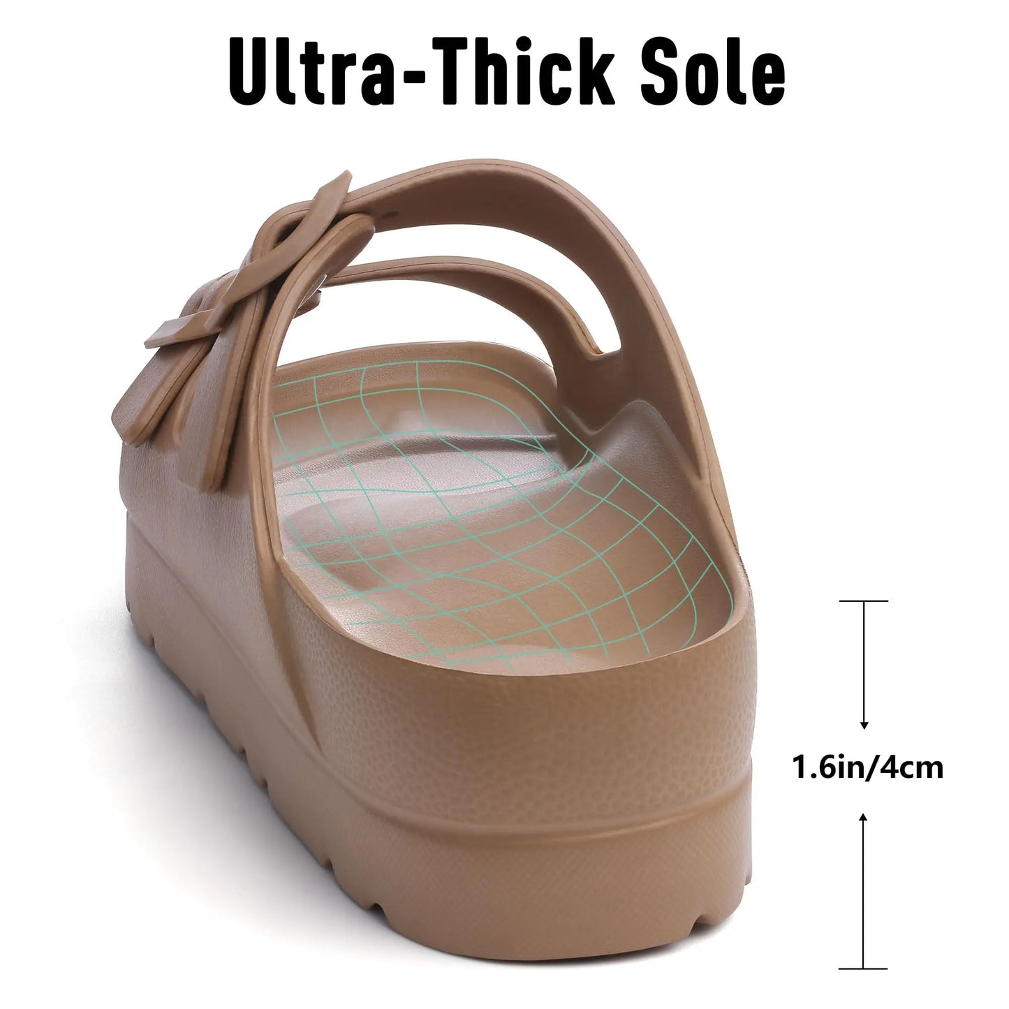 Sandalias Plataforma Mujer Verano 2025 - Suela Gruesa Cómoda Tipo Nube - Kidmi