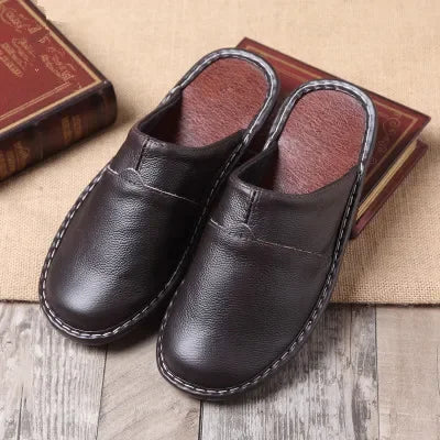 Zapatillas de Piel Vacuna Artesanales