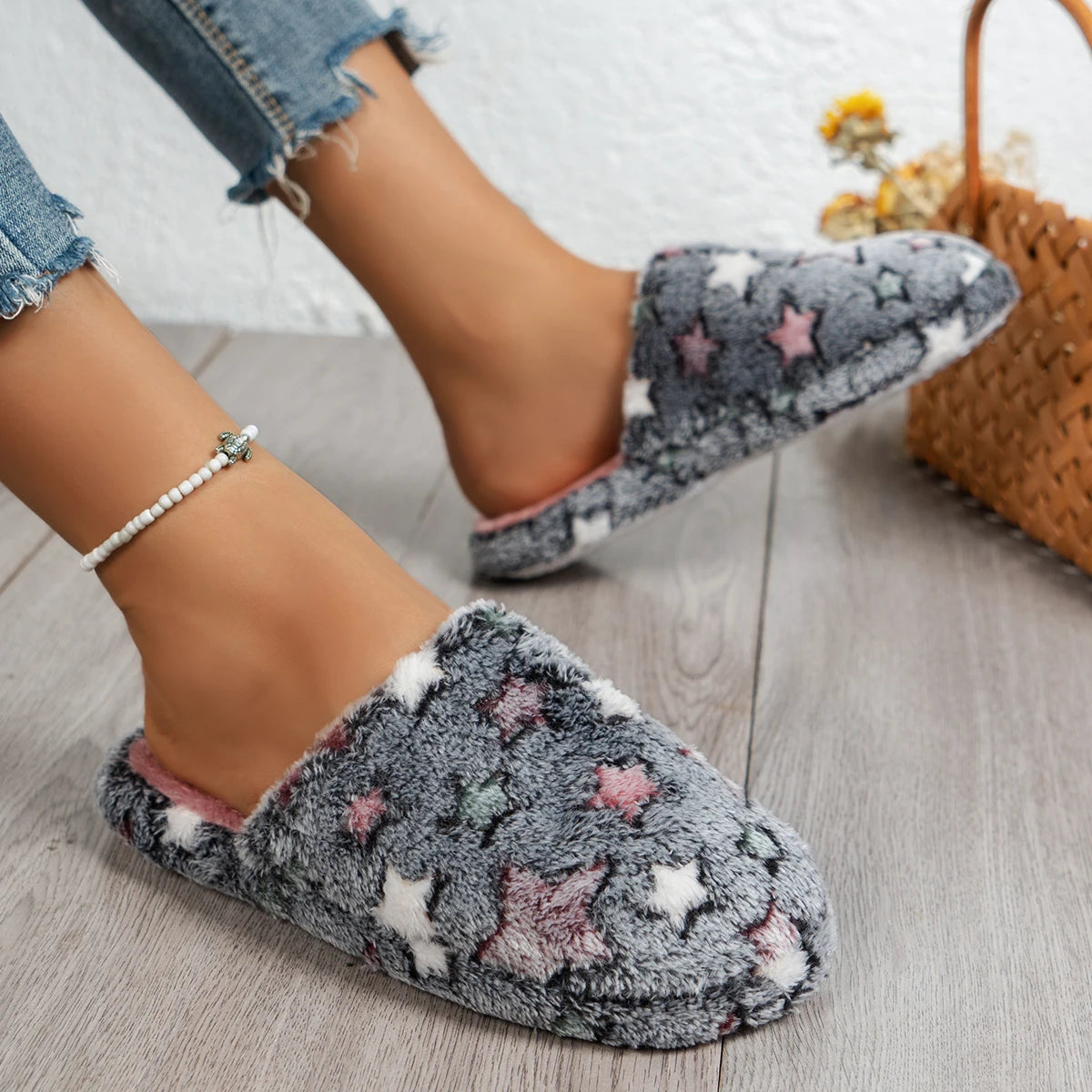 Winter Cartoon Slippers