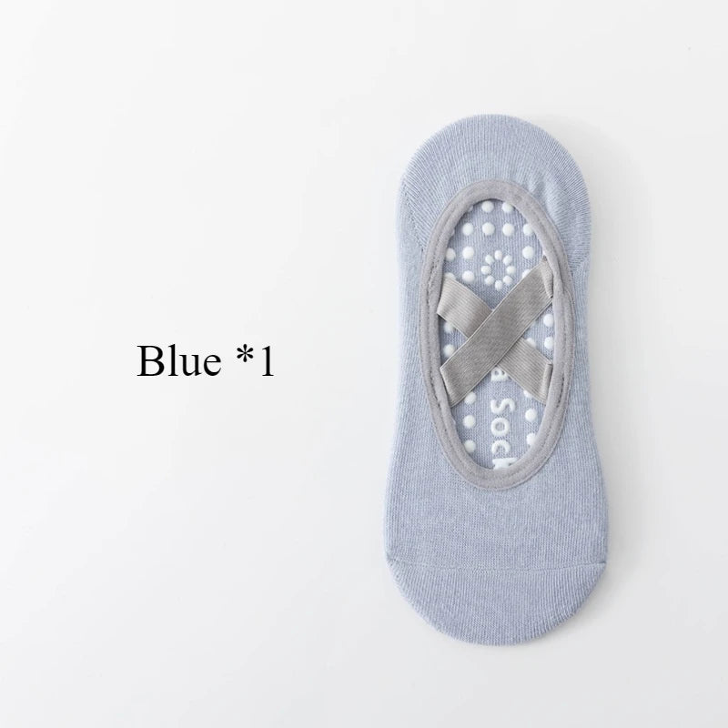 Pack 3 Pares - Calcetines Yoga con Suela Antideslizante | Pilates/Ballet |