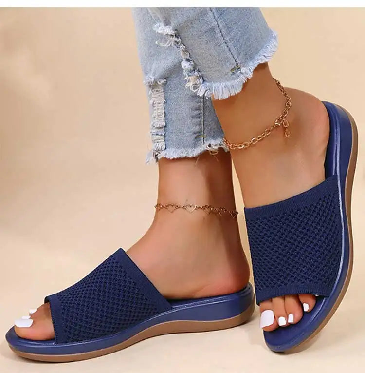 Sandalias Mujer Verano 2025 - Cómodas para Interior y Exterior - Tacón Bajo y Transpirables | KUIDFAR Feetiva