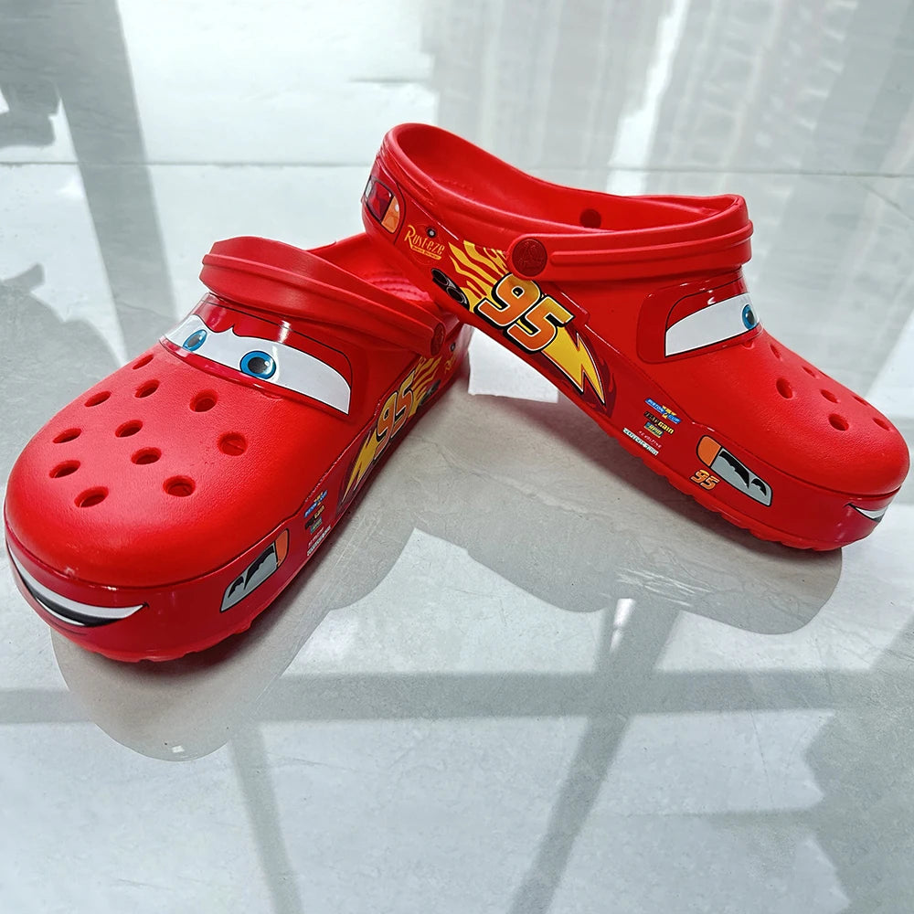 Zapatillas Disney Cars McQueen - Sandalias Infantiles Impermeables de EVA - MINISO