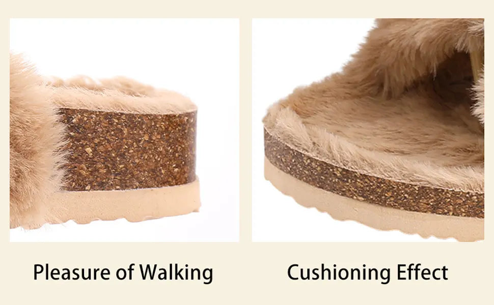 Zapatillas de Casa con Piel Sintética - Plantilla de Corcho Natural | Kidmi Feetiva
