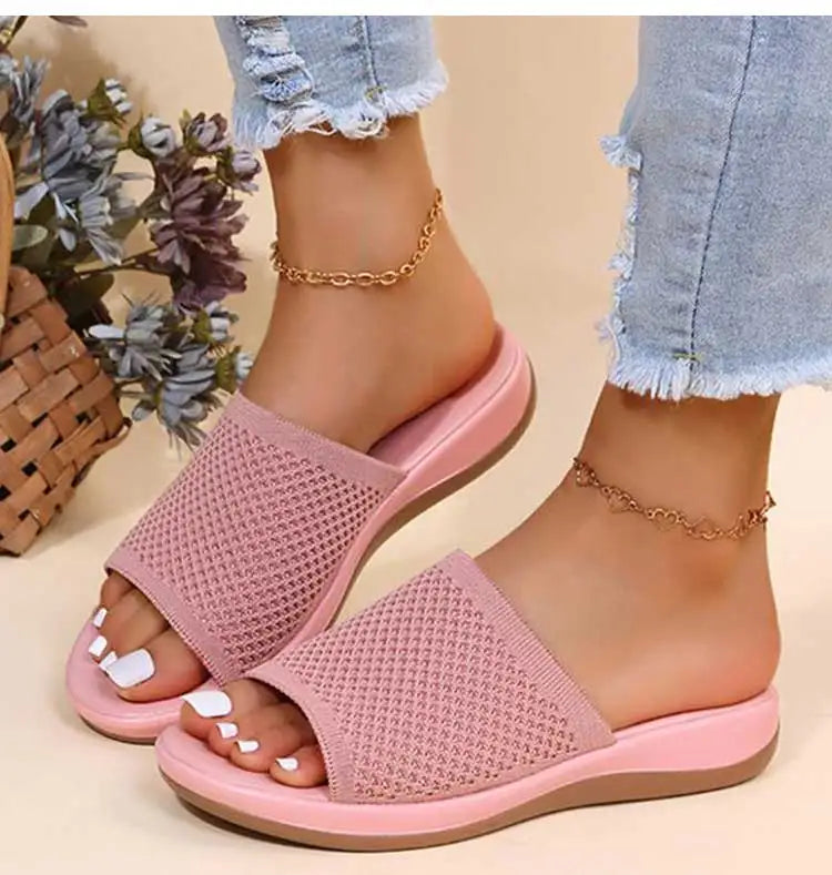 Sandalias Mujer Verano 2025 - Cómodas para Interior y Exterior - Tacón Bajo y Transpirables | KUIDFAR Feetiva