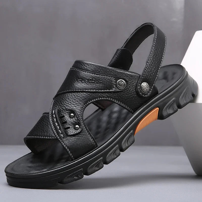 Sandalias de Cuero para Hombre Feetiva