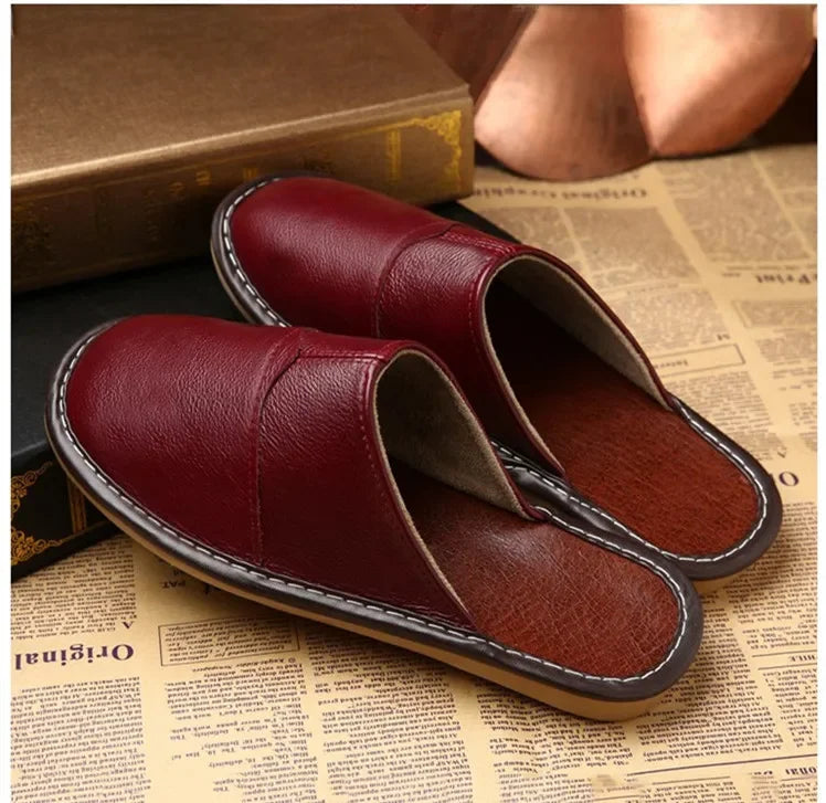 Zapatillas de Piel Vacuna Artesanales