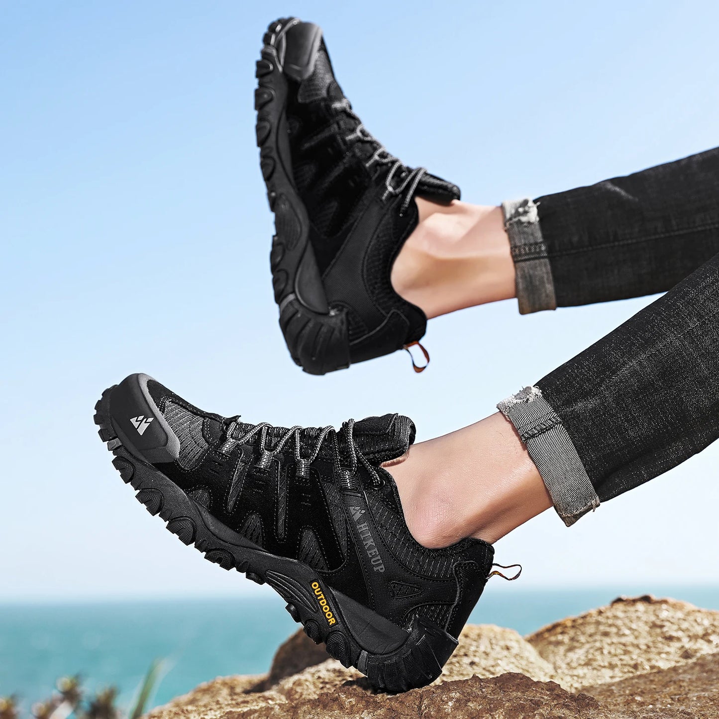 Botas de Senderismo Hombre - Impermeables y Antideslizantes | HIKEUP