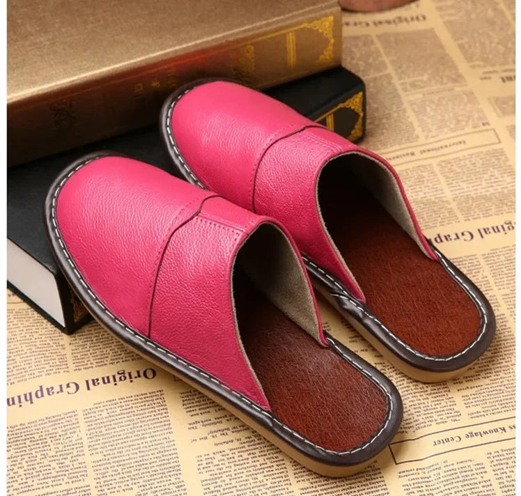 Zapatillas de Piel Vacuna Artesanales