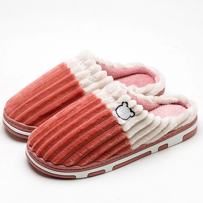 Zapatillas de Invierno Unisex | Smile Popcorn - Cálidas y Antideslizantes
