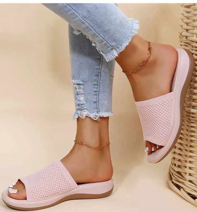 Sandalias Mujer Verano 2025 - Cómodas para Interior y Exterior - Tacón Bajo y Transpirables | KUIDFAR Feetiva