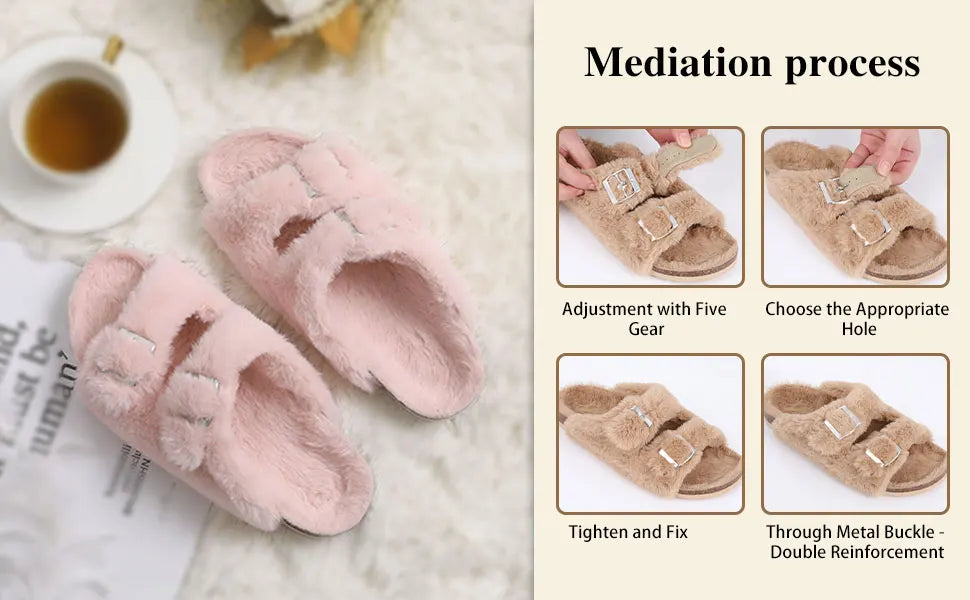 Zapatillas de Casa con Piel Sintética - Plantilla de Corcho Natural | Kidmi Feetiva