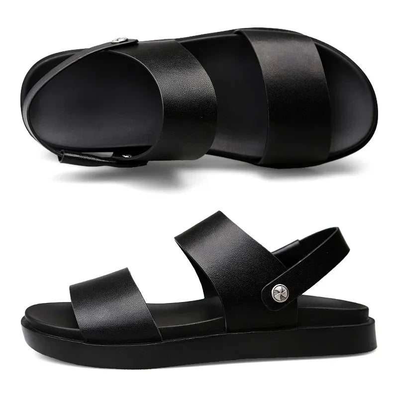 Feetiva Men's Minimalist Leather Sandal