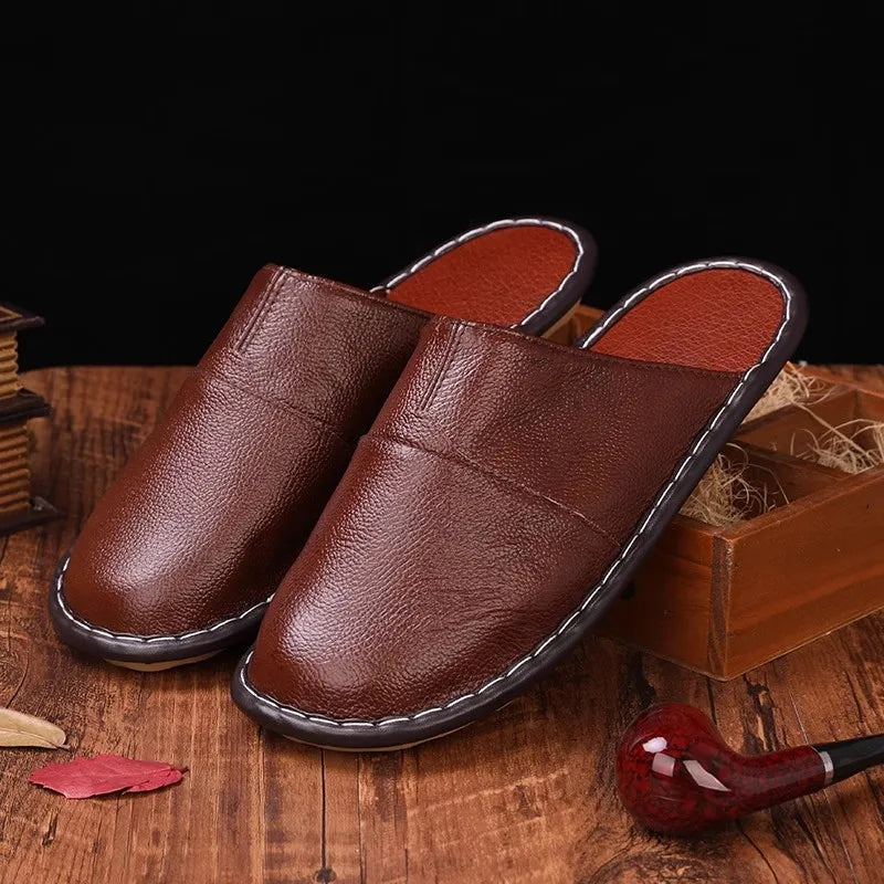 Zapatillas de Piel Vacuna Artesanales