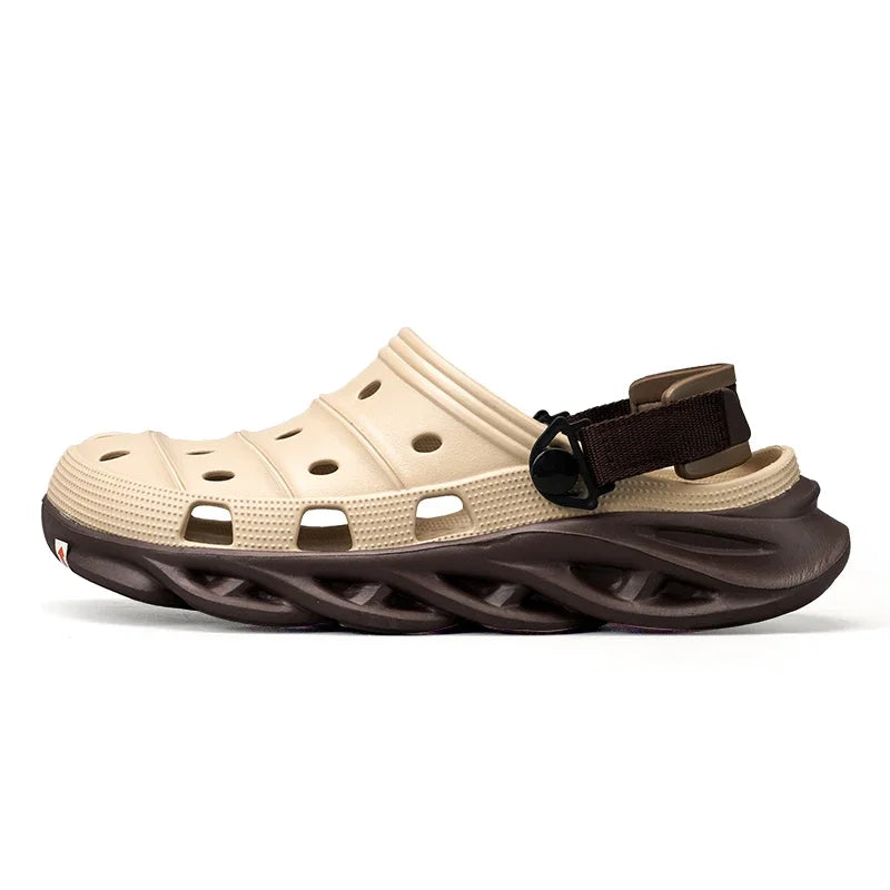 "Sandalias de Verano 2024 con Suela Gruesa - Zuecos EVA Transpirables para Hombre | Feetiva