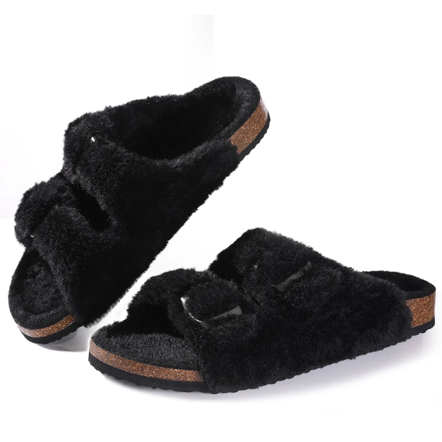 Zapatillas de Casa con Piel Sintética - Plantilla de Corcho Natural | Kidmi Feetiva