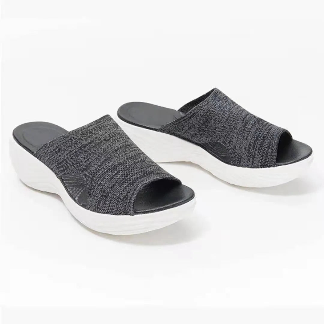 Sandalias Mujer Verano 2025 - Cómodas, Elásticas y con Tacón Bajo | Feetiva
