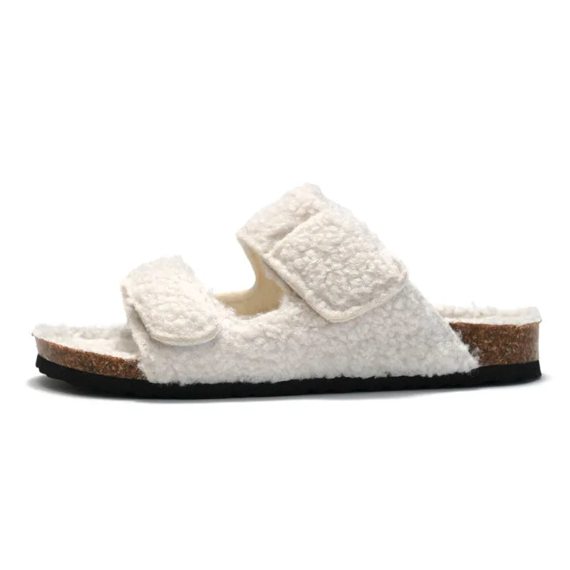 Zapatillas de Casa con Piel Sintética - Plantilla de Corcho Natural | Kidmi Feetiva