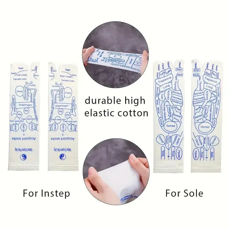 Kit Masaje Pies Byfa | Calcetines + Herramientas | Reflexología | 10 en 1