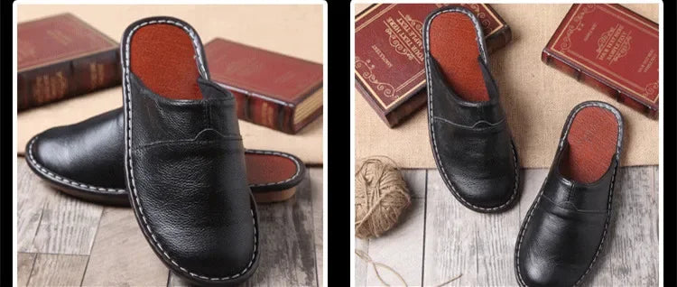 Zapatillas de Piel Vacuna Artesanales
