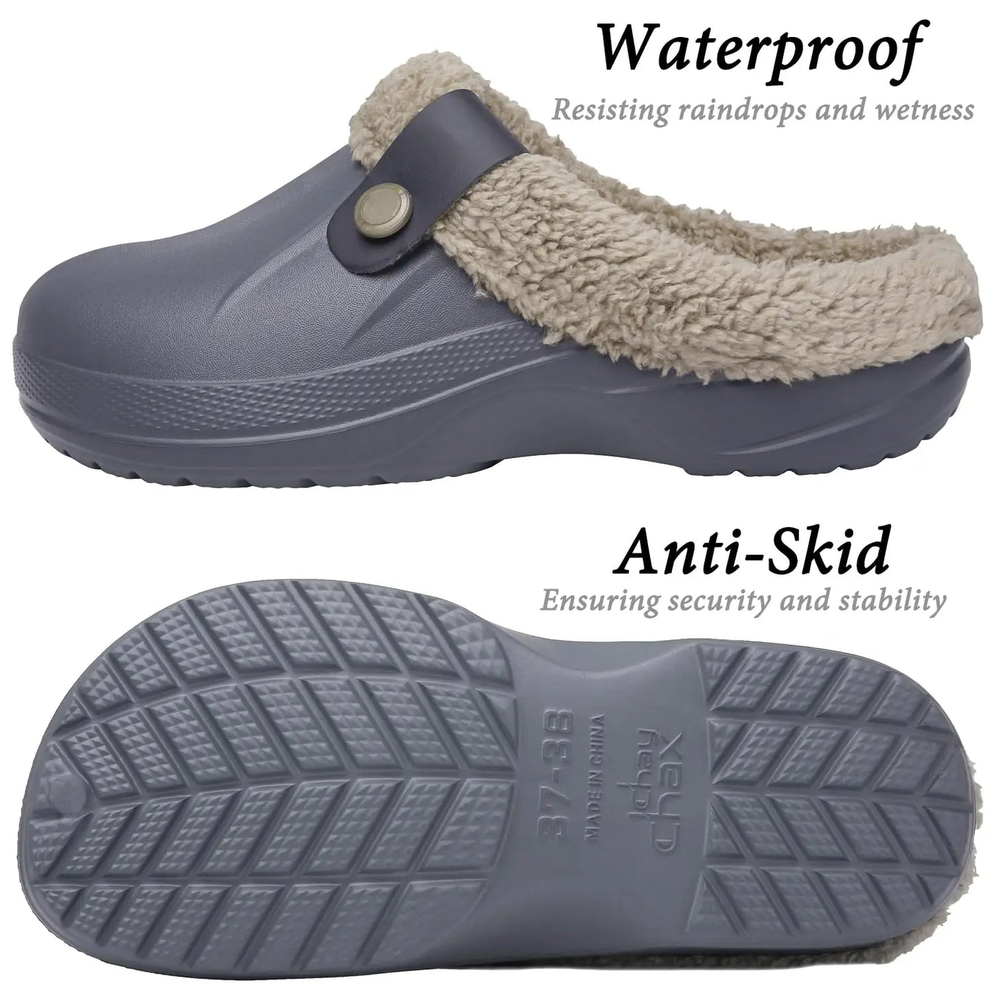 Zapatillas de Invierno para Hombre | Kidmi/Feetiva - Cálidas y Antideslizantes