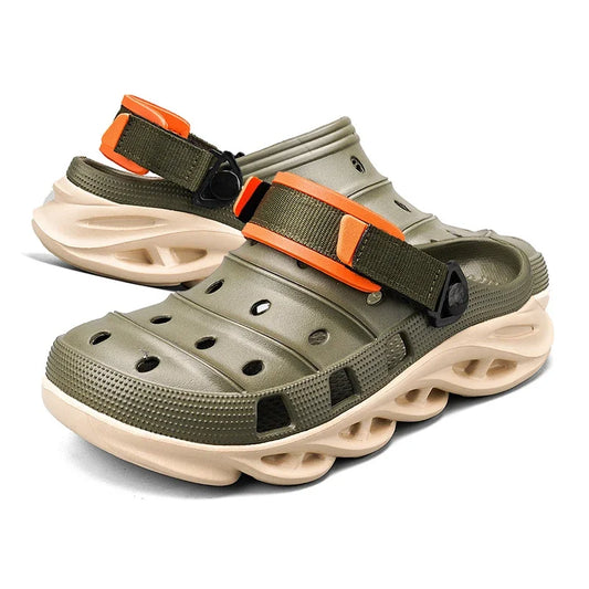 "Sandalias de Verano 2024 con Suela Gruesa - Zuecos EVA Transpirables para Hombre | Feetiva