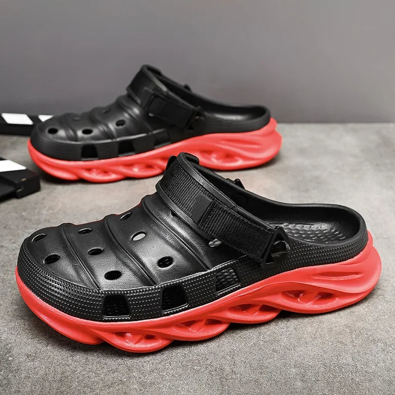 "Sandalias de Verano 2024 con Suela Gruesa - Zuecos EVA Transpirables para Hombre | Feetiva