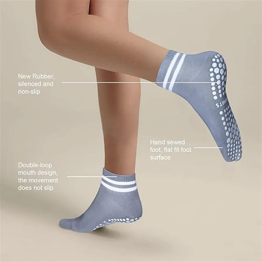 Calcetines con Suela Antiresbalones – Ideales para Yoga y Deporte | Feetiva"